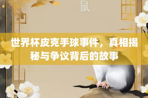世界杯皮克眉山市正发家政服务有限公司手球事件，真相揭秘与争议背后的故事