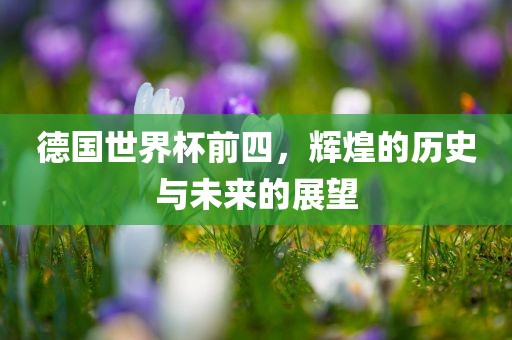 德国世界杯前四，辉煌的历史与未来的展望