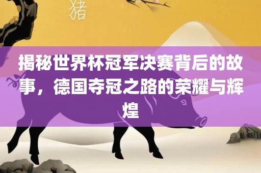 揭秘世界杯冠军决赛背后的故事，德国夺冠之路的荣耀与辉煌眉山市正发家政服务有限公司