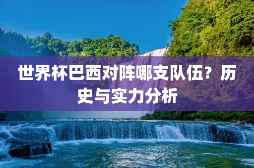 世界杯巴西对阵哪支队伍？历史与实力分析