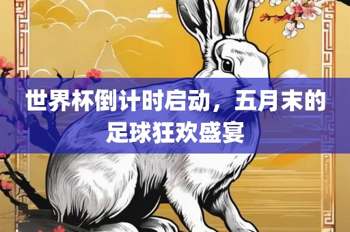 世界杯倒计时启动，五月末的足球狂欢盛宴