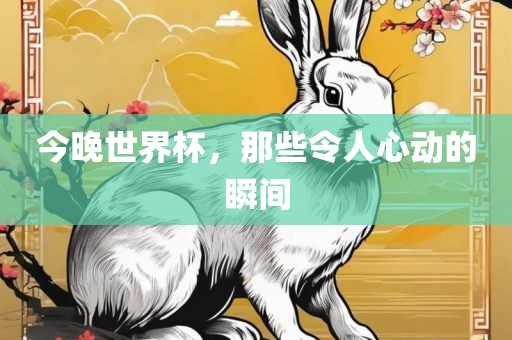 今晚世界杯，那些令人心动的瞬间