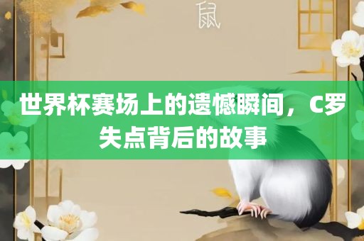 世界杯赛场上的遗憾瞬间，C罗失点背后的故事