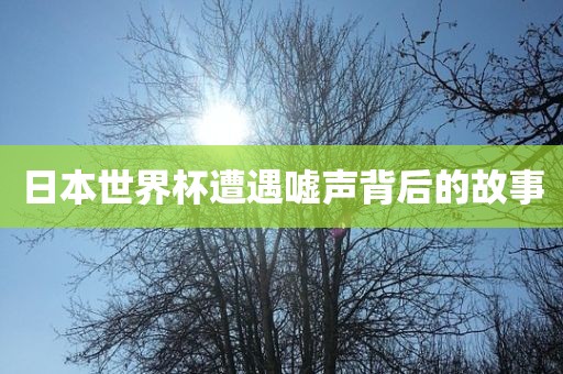 日本世界杯遭遇嘘声背后的故事