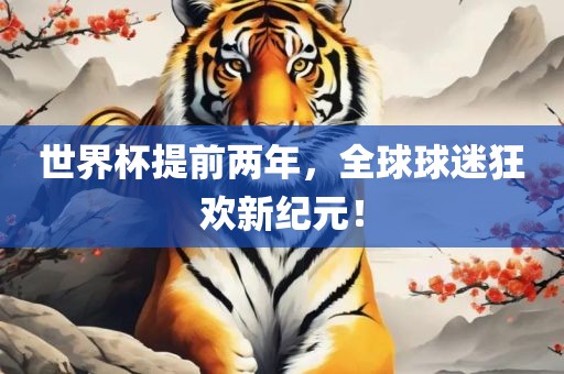 世界杯提前两年，全球球迷狂欢新纪元！