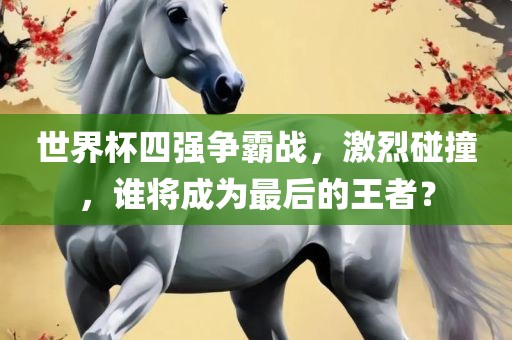 世界杯四强争霸战，激烈碰撞，谁将成为最后的王者？眉山市正发家政服务有限公司