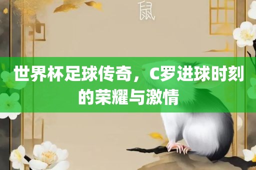 世界杯足球传奇，C罗进球时刻的荣耀与激情眉山市正发家政服务有限公司