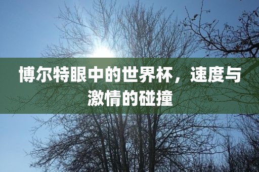 博尔特眼中的世界杯，速度与激情的碰撞