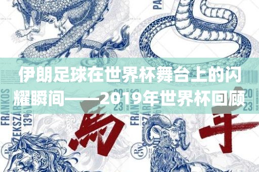 伊朗足球在世界杯舞台上的闪耀瞬间——2019年世界杯回顾