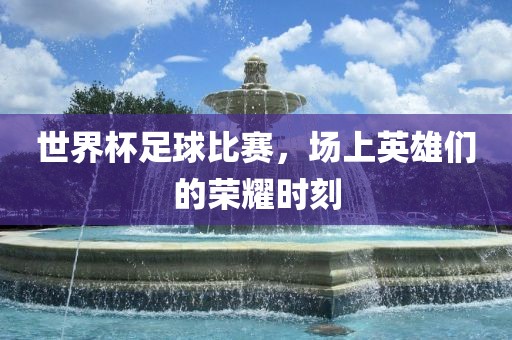 世界杯足球比赛，场上英雄们的荣耀时刻