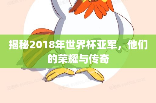 揭秘2018年世界杯亚军，他们的荣耀与传奇眉山市正发家政服务有限公司