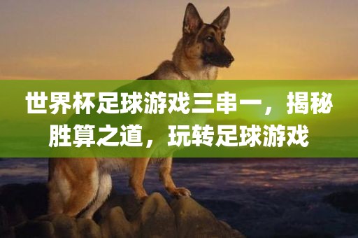 世界杯足球游戏三串一，揭秘胜算之道，玩转足球游戏眉山市正发家政服务有限公司