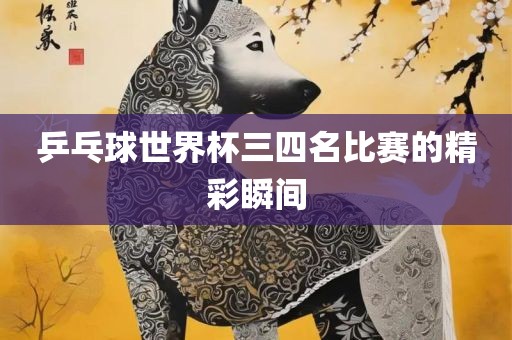 乒乓球世界杯三四名比赛的精彩瞬间