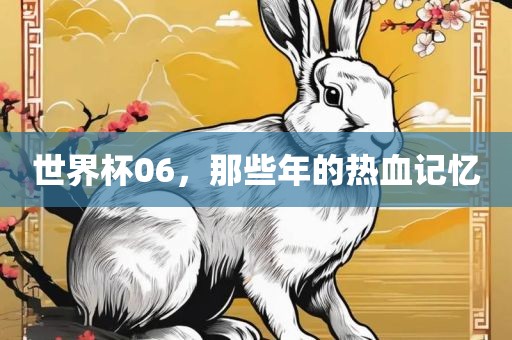 世界杯06，那些年的热血记忆