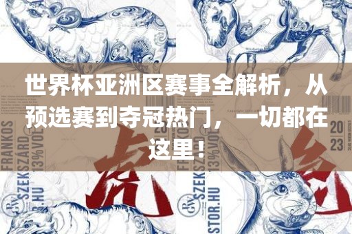 世界杯亚洲区赛事全解析，从预选赛到夺冠热门，一切都在这里！
