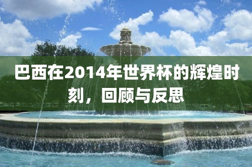 巴西在2014年世界杯的辉煌时刻，回顾与反思