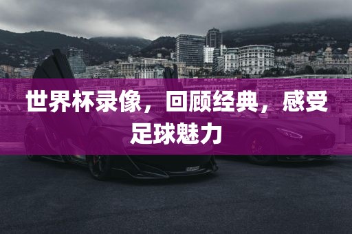 世界杯录像，回顾经典，感受足球魅力