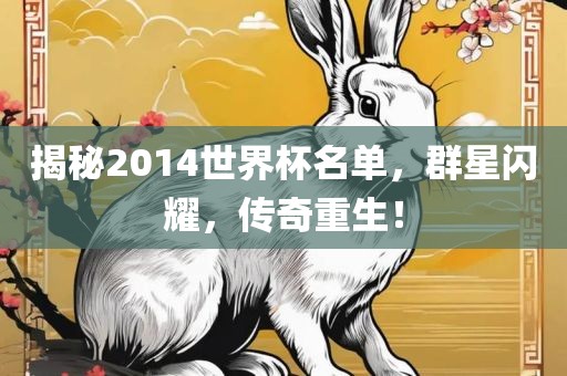 揭秘2014世界杯名单，群星闪耀，传奇重生！