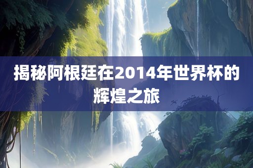 揭秘阿根廷在2014年世界杯的辉煌之旅