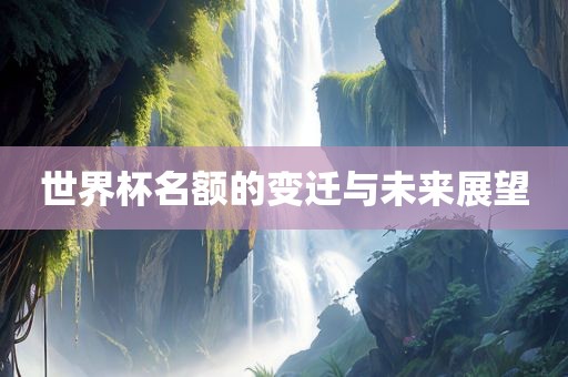 世界杯名额的变迁与未来展望