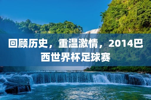 回顾历史，重温激情，2014巴西世界杯足球赛