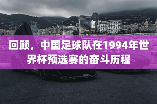 回顾，中国足球队在1994年世界杯预选赛的奋斗历程