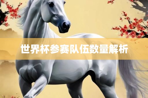 世界杯参赛队伍数量解析眉山市正发家政服务有限公司