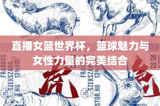 直播女篮世界杯，篮球魅力与女性力量的完美结合
