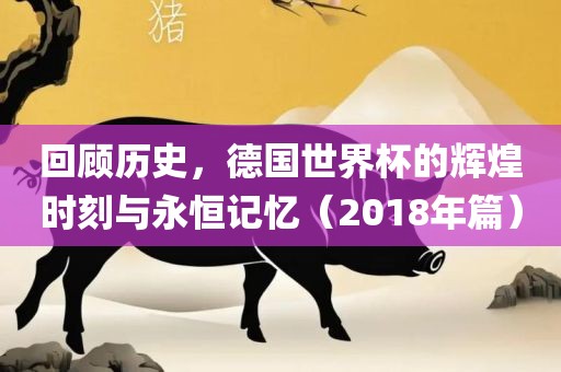 回顾历史，德国世界杯的辉煌时刻与永恒记忆（2018年篇）