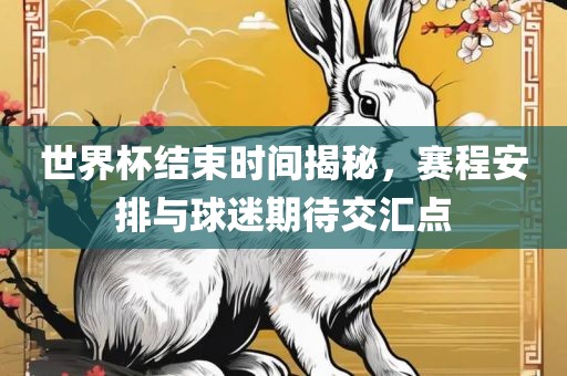 世界杯结束时间揭秘，赛程安排与球迷期待交汇点