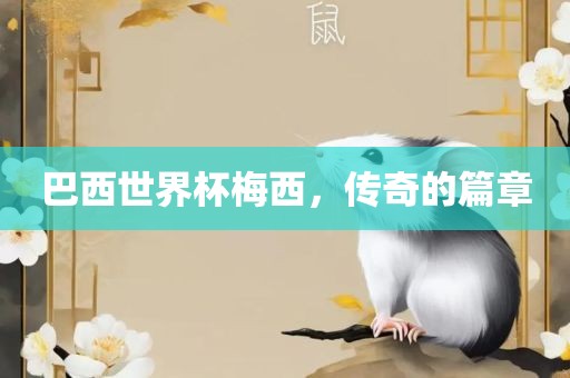 巴西世界杯梅西，传奇的篇章