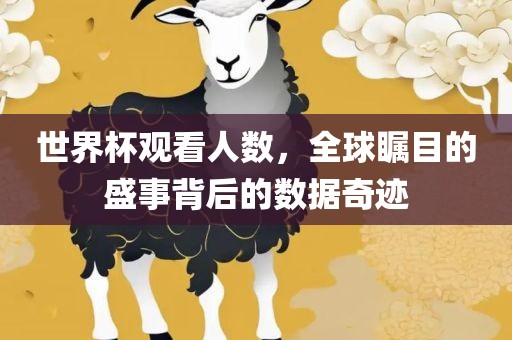 世界杯观看人数，全球瞩目的盛事背后的数据奇迹