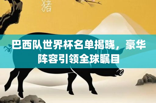 巴西队世界杯名单揭晓，豪华阵容引领全球瞩目