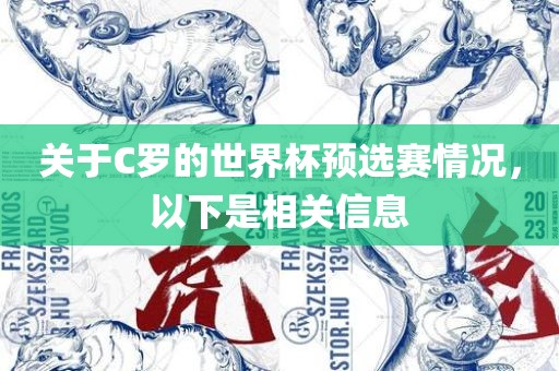 关于C罗的世界杯预选赛情况，以下是相关信息