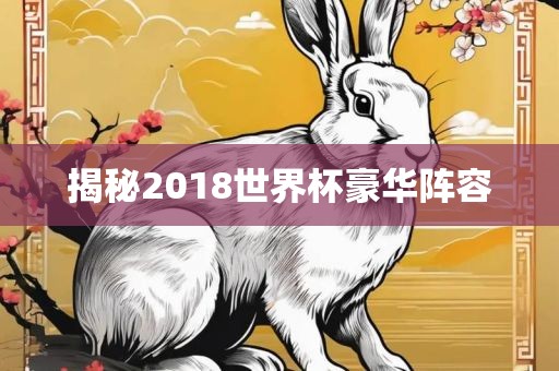 揭秘2018世界杯豪华阵容