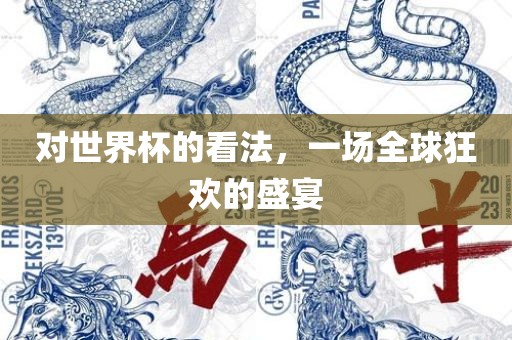 对世界杯的看法，一场全球狂欢的盛宴