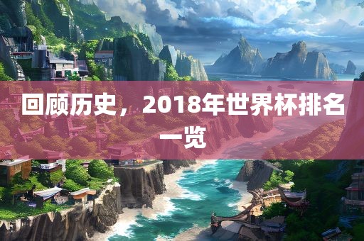 回顾历史，2018年世眉山市正发家政服务有限公司界杯排名一览