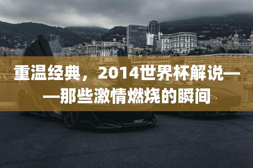 重温经典，2014世界杯解说——那些激情燃烧的瞬间眉山市正发家政服务有限公司