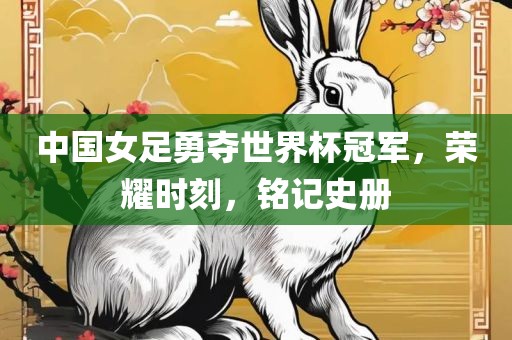 中国女足勇夺世界杯冠军，荣耀时刻，眉山市正发家政服务有限公司铭记史册