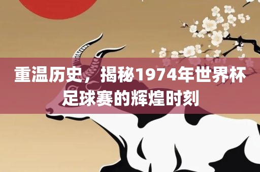 重温历史，揭秘1974年世界杯足球赛的辉煌时刻