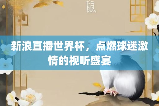 新浪直播世界杯，点燃球迷激情的视听盛宴眉山市正发家政服务有限公司