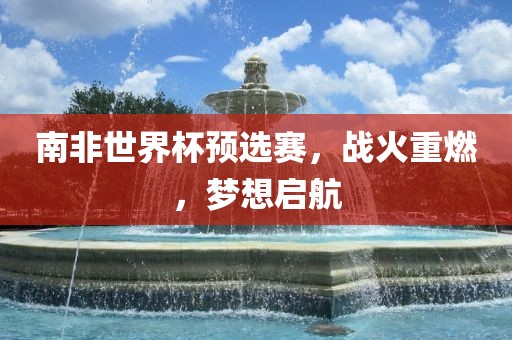 南非世界杯预选赛，战火重燃，梦想启航眉山市正发家政服务有限公司