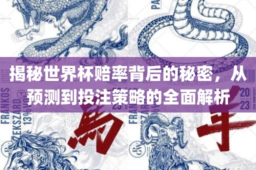 揭秘世界杯赔率背后的秘密，从预测到投注策略的全面解析