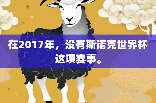 在2017年，没有斯诺克世界杯这项赛事。