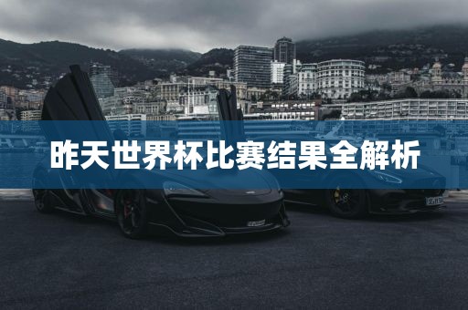 昨天世界杯比赛结果全解析