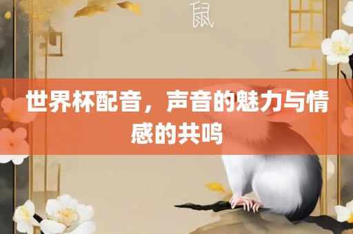 世界杯配音，声音的魅力与情感的共鸣