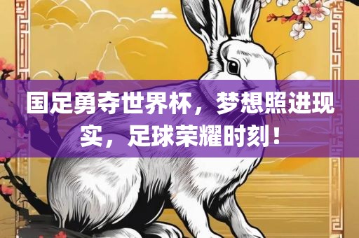 国足勇夺世界杯，梦想照进现实，足球荣耀时刻！