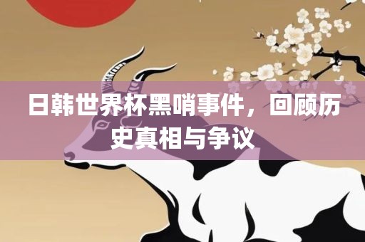 日韩世界杯黑哨事件，回顾历史真相与争议眉山市正发家政服务有限公司