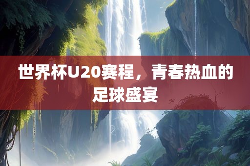世界杯U20赛程，青春热血的足球盛宴