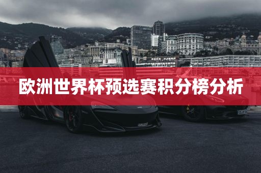 欧洲世界杯预选赛积分榜分析